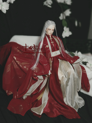 taobao agent 1/3 Uncle SOOM BJD costume baby clothes Hua Chao Red replace the fabric, please contact the owner