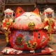 Cửa hàng Lucky Cat Nhật Bản Nhân viên thu ngân Trang trí nhỏ Sáng tạo Piggy Bank Mở quà tặng Trang chủ Phòng khách Lối vào Đồ trang trí - Trang trí nội thất