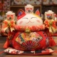 Cửa hàng Lucky Cat Nhật Bản Nhân viên thu ngân Trang trí nhỏ Sáng tạo Piggy Bank Mở quà tặng Trang chủ Phòng khách Lối vào Đồ trang trí - Trang trí nội thất