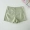 Quần short cotton và vải lanh nữ mùa hè mới 2019 quần linen hoang dã Hàn Quốc kẹo mềm màu lanh quần nóng - Quần short