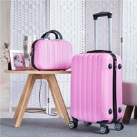 Xe đẩy vali du lịch túi xách da hành lý hộp du lịch phổ quát bánh xe nam và nữ 20 inch 24 inch 28 inch thủy triều vali kéo du lịch