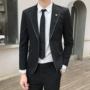 Bộ đồ liền thân nam phiên bản Hàn Quốc phiên bản tự tu 2019 mới của Anh cá tính đẹp trai nhỏ phù hợp với áo hai dây nam - Suit phù hợp sơ mi nam