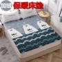 1.5M đôi flannel nệm nệm trẻ rửa 1.8 tatami ký túc xá sinh viên độc thân mùa đông 1,2m - Nệm nệm kim đan