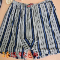 Kích thước lớn người đàn ông lỏng lẻo của cotton boxer cao eo đồ lót chất béo thoáng khí trung và cũ tuổi bốn đầu daddy quần short quần lót nam cao tuổi