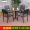 Bàn ghế ngoài trời sân vườn ngoài trời biệt thự gỗ bảo quản bàn ăn và ghế ban công quán cà phê nội thất gỗ bình thường - Đồ gỗ ngoài trời