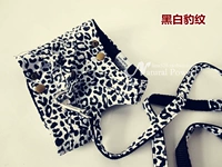 Черно -белый принт леопарда