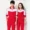 Jinguan màu đỏ dài tay thể thao phù hợp với phụ nữ trung niên kích thước lớn quần áo vuông nhảy thể dục phù hợp với thể dục nhịp điệu nhóm - Thể thao sau bộ áo adidas