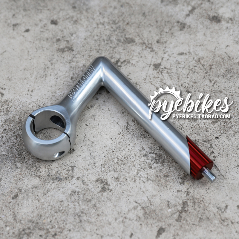 Silveryardently31.8mm Retro Gooseneck Put up Bicycle Dead flies highway Large caliber