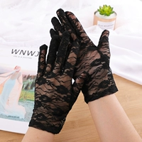 Кружевные перчатки, летний тонкий комплект, сексуальная короткая эластичная сетка, солнцезащитный крем, защита от солнца, УФ-защита
