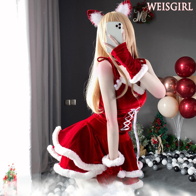 taobao agent Weisgirl sexy cat girl uniform maid pure desire set cos rabbit girl new year battle elk Christmas costume
