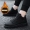 Thu đông 2018 nam mới tất cả giày vải màu đen giày mùa thu giản dị Giày vải đen nguyên chất giày nam giày nhỏ màu đen giày thể thao đế cao