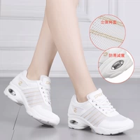 Сетчатая белая зимняя демисезонная спортивная обувь, танцующие туфли, против усталых ног