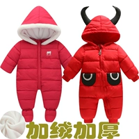 Babyiesies mùa đông dày áo khoác xuống áo khoác cotton nam sơ sinh và phụ nữ bé romper quần áo trang phục quần áo sành điệu cho be gái