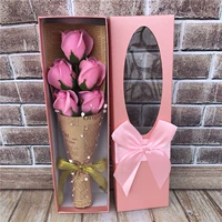 Женские подарки 5 Роз Кан Найсин Простой симуляционный цветочный ящик дайте творческие практические подарки учителя