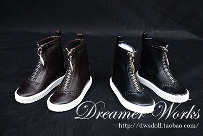taobao agent Doll, casual footwear with zipper for leather shoes, sports shoes, scale 1:4, scale 1:3