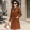 Áo len nữ phần dài 2018 mới của Hàn Quốc phiên bản của dày Slim là mỏng mùa xuân và mùa thu mô hình eo eo coat áo dạ tweed dáng dài