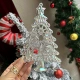 Трехмерная фантастическая прозрачная рождественская елка