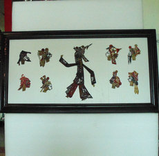 Театр теней 传统民俗民间艺术文化 影视道具 怀旧早期驴皮影戏古典人物玩偶