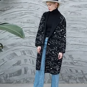 Áo khoác len lông cừu hai mặt nữ dài 2017 mùa thu đông mới Áo len nữ cao cấp đích thực - Áo len lót đôi