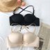 Hàn quốc Dongdaemun La B tập hợp không có vòng thép đồ lót sexy bikini vẻ đẹp trở lại chéo bra top đồ lót phụ nữ Bikini