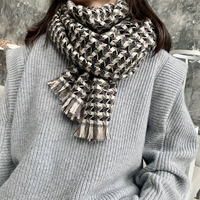 Трехмерный шарф, плетеный удерживающий тепло кашемир, накидка