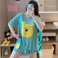 Синий 891#pooh медведь-зеленый