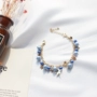 5548 Thanh Đảo Eraser Trang sức Nghệ thuật Nhật Bản Ngọt ngào Ngọt ngào Cô gái tươi mát Star Blue Pearl Bracelet vòng cặp