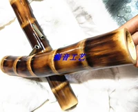 Водяная табачная трубка бамбук чистый рука -зачитанная дымо сигарета сигаретный горшок с дымовым пистолетом для куриля сигарет труб