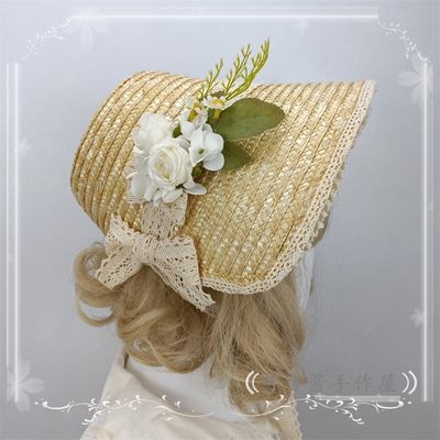 taobao agent Genuine design retro sun hat, Hanfu, Lolita style