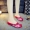 Giày vải Bắc Kinh cổ nữ phong cách Trung Quốc dốc nhỏ với giày của phụ nữ giày nhảy vuông quốc gió thêu dép có dây buộc phía dưới bán giày dép nữ online