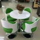 Один стол и четыре стула [зеленый]