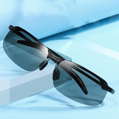 日夜两用偏光变色太阳镜男司机驾驶眼镜钓鱼夜视开车专用男士墨镜