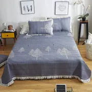 Mùa hè trải giường ba mảnh giặt điều hòa giường ngủ được bao phủ bởi mùa hè Hàn Quốc chăn bông trải giường - Trải giường