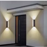 Đơn giản ngoài trời đèn tường chống nước LED ngoài trời Bắc Âu cầu thang lối đi đèn sáng tạo sân tường ngoại thất đèn tường ban công đèn năng lượng mặt trời gắn tường đèn năng lượng mặt trời ốp tường