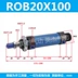 Xi lanh thủy lực mini ROB 20/25/32/40/50/63/80-50/100 xi lanh thủy lực khí nén thu nhỏ bằng kính thiên văn xilanh thủy lực 130 xi lanh thủy lực 3 tầng 