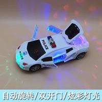 Универсальная электрическая полицейская машина, трансформер, транспорт для мальчиков и девочек, легкая музыкальная крутящаяся танцующая игрушка
