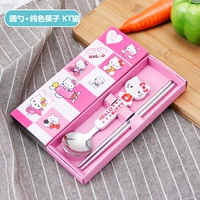 КТ -ложка+чистая палочка для еды (квадрат)