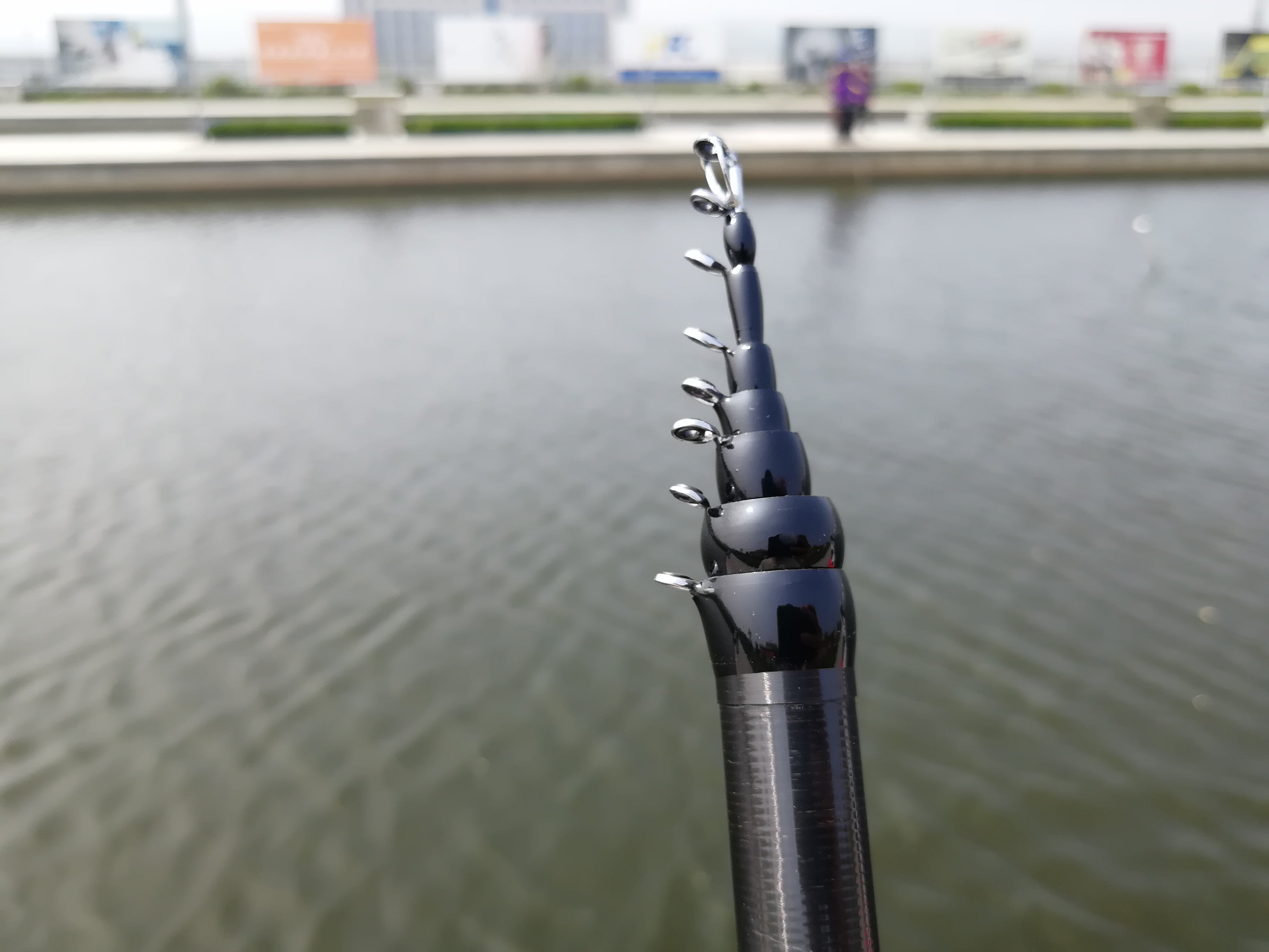 新品甜水碳素进口不剪线手车竿