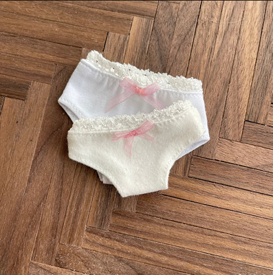 taobao agent BJD A Accessories Store BJD 3: 4: 6 minutes 6 minutes, butterfly, pure white lace edge panties