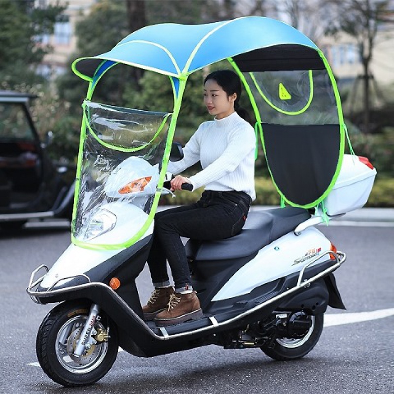 rain shield for motorcycle