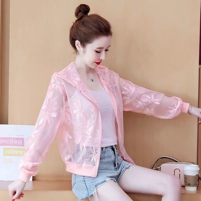 外套女夏装防晒衣长袖2021年新款薄款百搭防晒服韩版仙女超仙洋气
