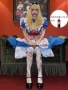 halloween gg Trang phục hóa trang Halloween cos màu xanh Alice in Wonderland đẫm máu kinh dị cosplay váy 31 halloween