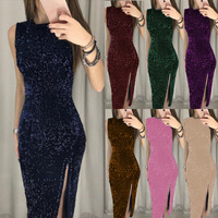 New Women's Dress Dress Sequined Dress Female dress