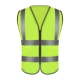 Lưới thoáng khí áo phản quang vest công trường vest quần áo an toàn giao thông an ninh áo khoác đi xe máy áo phản quang 3m
