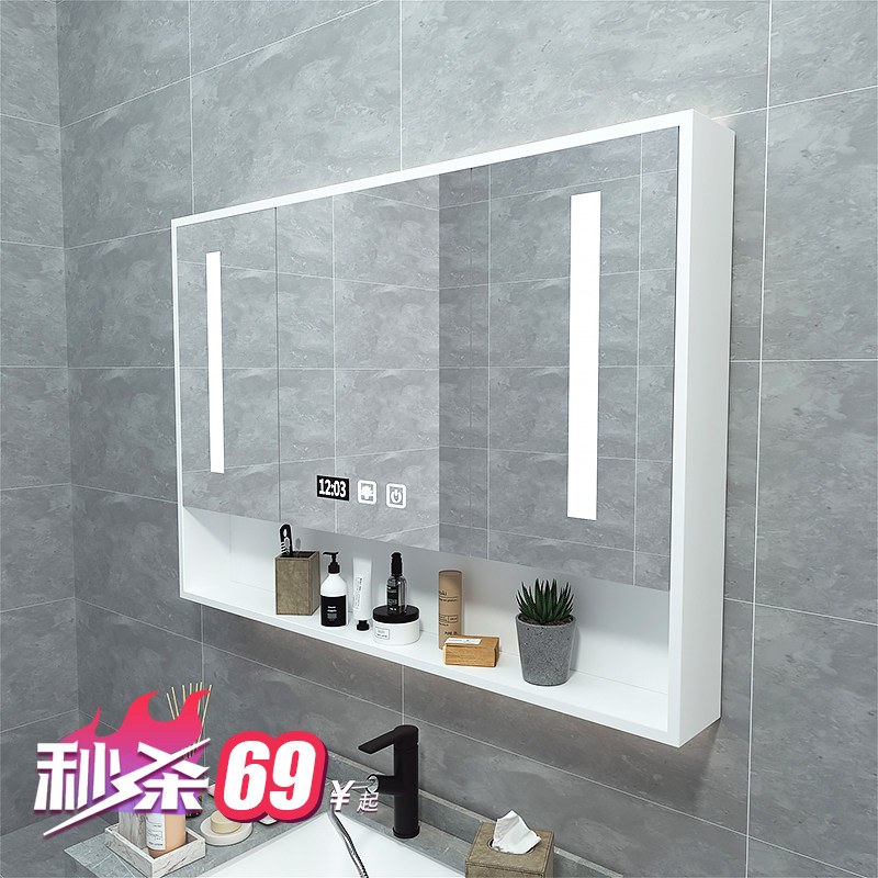 tu guong phong tam Phòng tắm vệ sinh Tủ gương thông minh với đèn LED một mình tường -hung Tường -type Phòng tắm SMART FRES tủ gương wc tủ gương treo tường