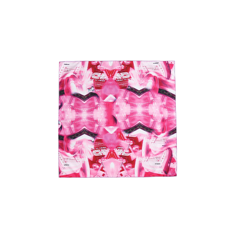 Pink Pre-saleDIETGRRRL Original design Cyberpunk Digital printing Scarf y2k