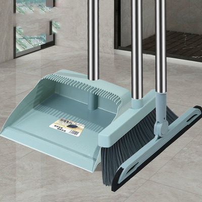 扫把簸箕套装组合家用撮箕笤帚刮水器不粘头发扫地神器扫帚垃圾铲