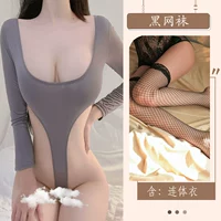 Серый+черные носки с сетью