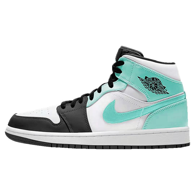 Aj1 MINTAirJordan AJ1 Gao Bang quality goods Nike Men's Shoes Wash blue Soot Obsidian Joe Women's Shoes Mint Green