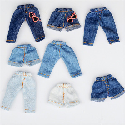 taobao agent OB11 baby clothing 12 points bjd doll clothes jeans, jeans, shorts, shorts, gsc clay head pants